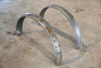 GUARDS: A pair of reproduction Panama hat style mud guards to suit veteran motorcycles with wheel size 26 x 2.5 tyre [Sydney]