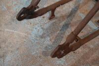 DOUGLAS: A rare Douglas S1/S2 frame number CF 757, believed 1921-1925 and possibly a Brooklands racing frame, 500 or 750 OHV with original tank suitable for template, forks, handlebars and springs [Sydney] - 8