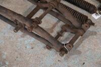 DOUGLAS: A rare Douglas S1/S2 frame number CF 757, believed 1921-1925 and possibly a Brooklands racing frame, 500 or 750 OHV with original tank suitable for template, forks, handlebars and springs [Sydney] - 14
