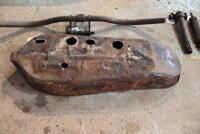 DOUGLAS: A rare Douglas S1/S2 frame number CF 757, believed 1921-1925 and possibly a Brooklands racing frame, 500 or 750 OHV with original tank suitable for template, forks, handlebars and springs [Sydney] - 16