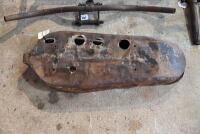 DOUGLAS: A rare Douglas S1/S2 frame number CF 757, believed 1921-1925 and possibly a Brooklands racing frame, 500 or 750 OHV with original tank suitable for template, forks, handlebars and springs [Sydney] - 21