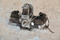 DOUGLAS: A 2 3/4 HP Douglas motor stamped '66019', together with hand lever and magneto [Sydney]