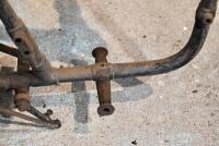 FRAME: A circa 1948-1952 unidentified British&nbsp;plunger frame with some attachments, stamped 'TS 422' [Sydney] - 2