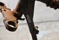 FRAME: A circa 1948-1952 unidentified British&nbsp;plunger frame with some attachments, stamped 'TS 422' [Sydney] - 6