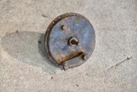 FRONT HUB: A small front hub with front brake and axle, unknown make or model [Sydney]