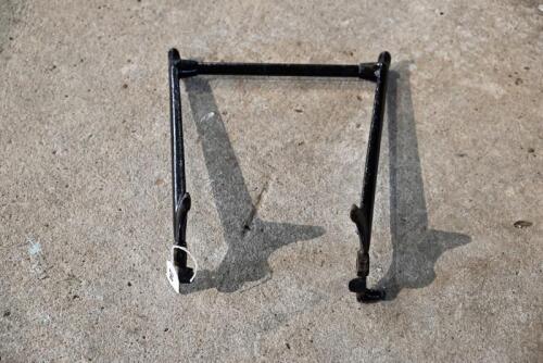 203 · AJS: A rigid rear stand, believed to be from a circa 1940s-1950s AJS or Matchless [Sydney]