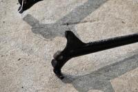 AJS: A rigid rear stand, believed to be from a circa 1940s-1950s AJS or Matchless [Sydney] - 5