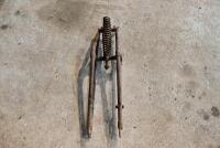 BSA: A&nbsp;BSA M20 front fork blade with spring [Sydney]