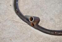 HANDLE BARS: An early teens pair of handle bars, possibly Rover, goose neck cut [Sydney] - 4