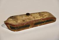 DOUGLAS: A&nbsp;Douglas flat tank petrol tank in original livery, believed to be veteran TS, approx 69cm long, 21cm wide at front [Sydney] - 3