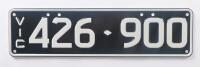 Six-Digit Victorian Custom Numeric plates '426-900', sold with rights to display [Location: Cheltenham, VIC]