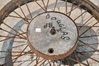 DOUGLAS: A 19" 40 spoke wheel with brake drum and 'BP' noted in marker pen&nbsp;[Sydney] - 3