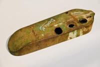 DOUGLAS: A 1920s Douglas flat petrol tank in original green livery, approx. 65cm long, 20cm wide [Sydney] - 6