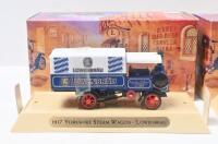 MATCHBOX MODELS OF YESTERYEAR - GREAT BEERS: Set of 3 1:43 scale Matchbox Models of Yesteryear Great Beers of the World Series models, YGBI 0 1927 Talbot 'South Pacific' , YGBI 1 1922 Foden Steam Wagon 'Whitbread' and YGB1 2 1917 Yorkshire Steam Wagon 'Lo - 2