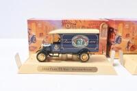 MATCHBOX MODELS OF YESTERYEAR - GREAT BEERS: Set of 3 1:43 scale Matchbox Models of Yesteryear Great Beers of the World Series models, YGBI 3 1926 Ford TT Van 'Anchor', YGBI 4 1912 Ford Model T 'Kirin', and YGB1 5 1929 Garrett Steam Wagon 'Flowers', all b - 2