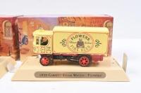MATCHBOX MODELS OF YESTERYEAR - GREAT BEERS: Set of 3 1:43 scale Matchbox Models of Yesteryear Great Beers of the World Series models, YGBI 3 1926 Ford TT Van 'Anchor', YGBI 4 1912 Ford Model T 'Kirin', and YGB1 5 1929 Garrett Steam Wagon 'Flowers', all b - 4