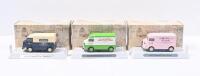 MATCHBOX MODELS OF YESTERYEAR - A TASTE OF FRANCE: Set of 3 1:43 scale Matchbox Models of Yesteryear a Taste of France series models, all 1947 Citroen Type 'H' Vans, YTF1 Evian, YTF2 Martell, and YTF3 Yoplait, all boxed.