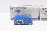 MATCHBOX COLLECTIBLES POWER OF THE PRESS: Set of 3 1:43 scale Matchbox Collectibles Power of the Press Series models, YPP04 Dodge Route Van 'NY Times', YPP05 1932 Ford AA Truck 'the LA Times', and YPP06 1920 Mack AC Van 'Pravda', all boxed. - 2