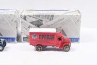 MATCHBOX COLLECTIBLES POWER OF THE PRESS: Set of 3 1:43 scale Matchbox Collectibles Power of the Press Series models, YPP04 Dodge Route Van 'NY Times', YPP05 1932 Ford AA Truck 'the LA Times', and YPP06 1920 Mack AC Van 'Pravda', all boxed. - 4