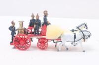 MATCHBOX MODELS OF YESTERYEAR: Set of 2 Special Edition Matchbox Models of Yesteryear models, 1 1880 Merryweather "Greenwich" Steam Fire Engine, and 1 1905 Busch self propelled Fire Engine, both custom boxed. - 3