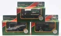 LLEDO CASTROL COLLECTORS SERIES: Set of 3 Lledo Days Gone Castrol Collectors Series models, 1 Chevrolet Oil Van, 1 Model T Ford Oil Van, and 1 Model T Ford Oil Tanker, all clear display boxed. - 2