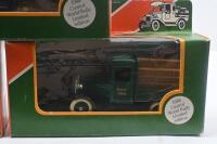 LLEDO CASTROL COLLECTORS SERIES: Set of 3 Lledo Days Gone Castrol Collectors Series models, 1 Chevrolet Oil Van, 1 Model T Ford Oil Van, and 1 Model T Ford Oil Tanker, all clear display boxed. - 4
