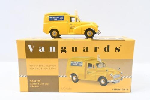 435 · AUSTIN VAN: 1:43 Vanguards Commercials Series VA01129 Yellow Michelin Tyres Austin 8-Cwt Van, No 592 of 1200, C of A, boxed.
