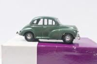 MORRIS MINOR: 1:43 Vanguards VA05801 Almond Green Morris Minor Saloon, boxed. - 2