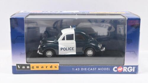 442 · MORRIS MINOR: 1:43 scale Corgi Vanguards Limited Edition Lothian and Peebles Constabulary 1968 Morris Minor Police Car, 1 of 850, custom clear display boxed.