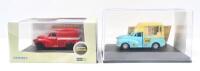 MORRIS 1000 VANS: Set of 2 1:43 Oxford brand Morris 1000 Vans, 1 Walls Ice Cream Van, No 1861 of 3,000, C of A, and 1 Postal Engineering Van, both clear display boxed.