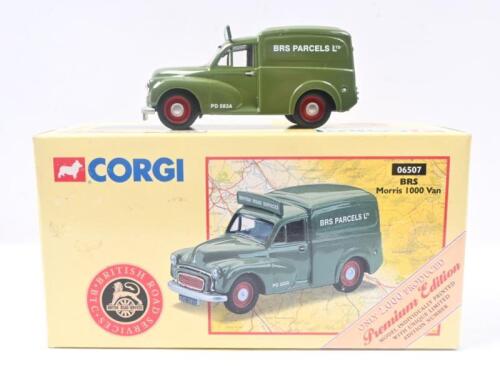 438 · MORRIS 1000 VAN: 1:43 Corgi Green Morris 1000 BRS Parcels Ltd Van, one of only 2,000 produced, custom boxed.
