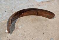EXCELSIOR: A circa 1915-20 heavy metal sidecar mudguard believed to be American&nbsp;Excelsior Big X [Sydney] - 2