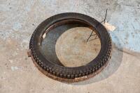 TYRES: A&nbsp;group of three NOS tyres, two Dunlop 26" x 2.5", one x Bridgestone 19" x 2.75" [Sydney] - 3