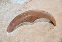 DOUGLAS: A circa 1950s front mudguard for a&nbsp;telescopic fork motorcycle, likely Douglas [Sydney]