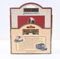 LLEDO DAYS GONE TAXIS: Set of 2 1:64 scale Lledo Days Gone Collection Taxis, 1 1939 Chevrolet Yellow Cab, and 1 Black 1933 Austin, both clear display boxed. - 2