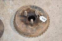 NORTON: A group of 2 rear brake assemblies, 3 brake drums, 2 front brake assemblies, circa 1930s-1940s [Sydney] - 9