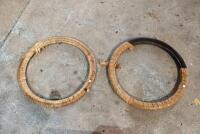 TYRES: Two&nbsp;rare Olympic Patrol unused&nbsp;26" x 2 X 1 3/4" complete with matching rim [Sydney]