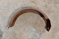 GUARD: A circa 1920s rear mudguard with stand clip, believed Douglas [Sydney]