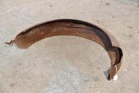 GUARD: A circa 1920s rear mudguard with stand clip, believed Douglas [Sydney] - 2
