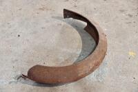 GUARD: A circa 1920s rear mudguard with stand clip, believed Douglas [Sydney] - 5