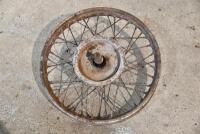 ROYAL ENFIELD: A single 7", 40 spoke Royal Enfield rear wheel, 7" brake [Sydney]