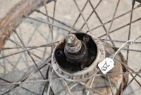 ROYAL ENFIELD: A single 7", 40 spoke Royal Enfield rear wheel, 7" brake [Sydney] - 4