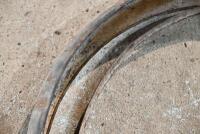 DOUGLAS: Two circa 1920s rear mud guards with stand clips, believed Douglas TS [Sydney] - 6