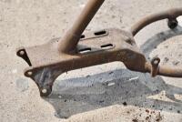 NORTON: Circa 1928-1931 Norton 500cc project including frame, webbed forks, tank with cap, chain guard and 18", 40 spoke Enfield rear wheel [Sydney] - 4