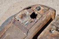 NORTON: Circa 1928-1931 Norton 500cc project including frame, webbed forks, tank with cap, chain guard and 18", 40 spoke Enfield rear wheel [Sydney] - 11