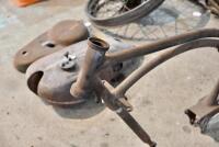 NORTON: Circa 1928-1931 Norton 500cc project including frame, webbed forks, tank with cap, chain guard and 18", 40 spoke Enfield rear wheel [Sydney] - 22