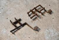 DOUGLAS: Two brake pedals with engine plate, believed Douglas [Sydney] - 2