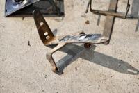 BATTERY: Four various battery box brackets [Sydney] - 3