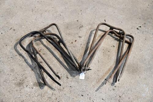274 · STANDS: Seven mud guard stays and stands, possibly BSA or Norton [Sydney]