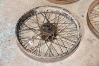 NORTON: Three 19" Norton&nbsp;WM2 wheels circa 1930's complete with bearings [Sydney] - 5